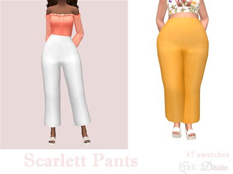 Dissia Scarlett Pants 47 Swatches Base Game