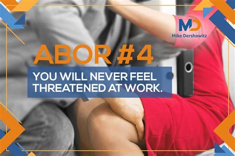 Abor 4 You Will Never Feel Threatened At Work By Mike Dershowitz Agent Bill Of Rights Medium