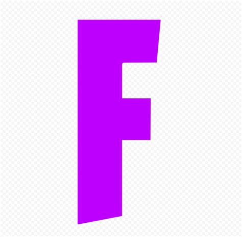 Hd Purple F Fortnite Logo Letter Png Citypng