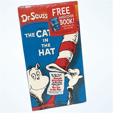 Dr Seuss The Cat In The Hat VHS 2003 NEW SEALED 96898900232 EBay