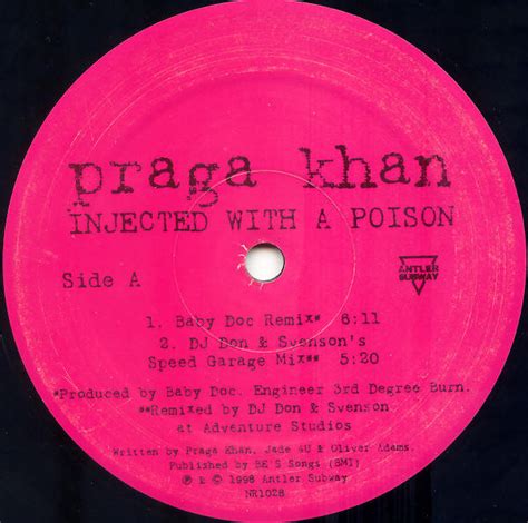 praga khan injected with a poison 1998 vinyl discogs
