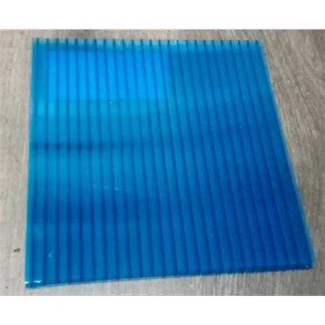 Blue Multiwall Polycarbonate Sheet 6mm Water Proof At Rs 35sq Ft In