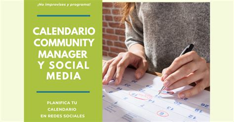 Calendario Community Manager Y Social Media 2021 Agencia ADiti