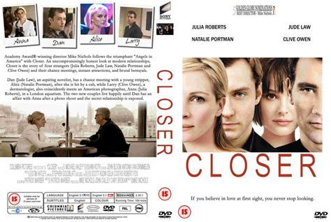 Closer Formato Dvd Mike Nichols Dvd Covers Clive Owen
