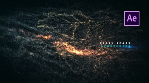 Photorealistic Galaxy Titles After Effects Project Files Videohive