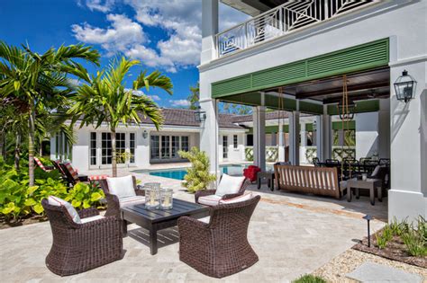 Florida Courtyard Home Tropical Exterior Other By Joy R Dabill