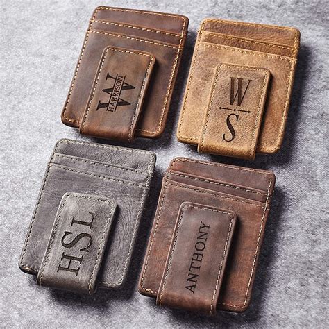 Mens Leather Magnetic Money Clip Wallet Scully Western Wallet Mens