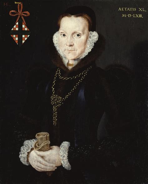Hans Eworth Portrait Of Elizabeth Roydon Lady Golding 1563