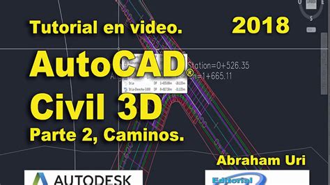 Autocad Civil 3d 2018 Curso Para Carreteras Youtube