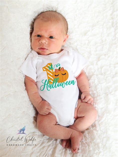 My First Halloween Bodysuit Fall Baby Clothes My 1st Etsy Newborn