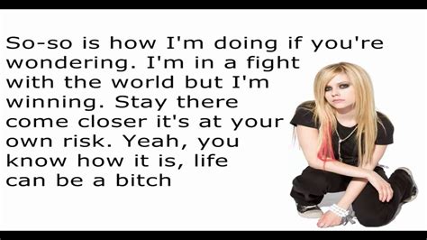 Avril Lavigne Runaway Lyricsletra Youtube