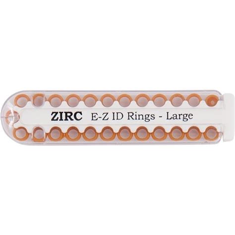Zirc Copper Large E Z Id Rings 70z200u
