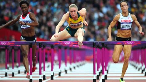 Sally Pearson Win Gold Medal Womens 100m Hurdles Olympic Record Time