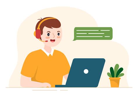 Call Center Agent Of Customer Service Or Hotline Operator With Headsets