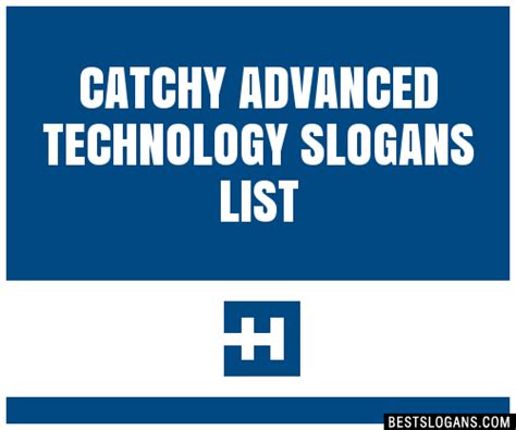 100 Catchy Advanced Technology Slogans 2024 Generator Phrases
