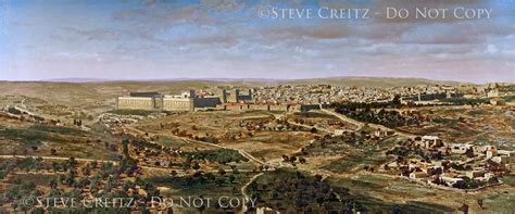 Jerusalem With Herods Temple Hd — Creitz Illustration Studio