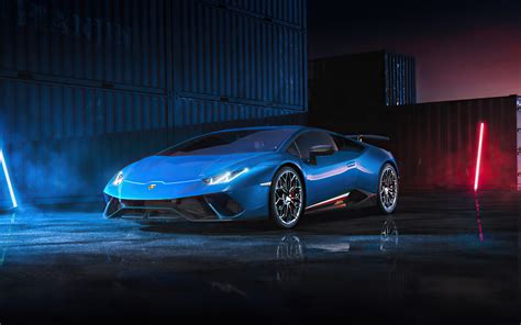 X Blue Lamborghini Huracan K K Hd K Wallpapers Images