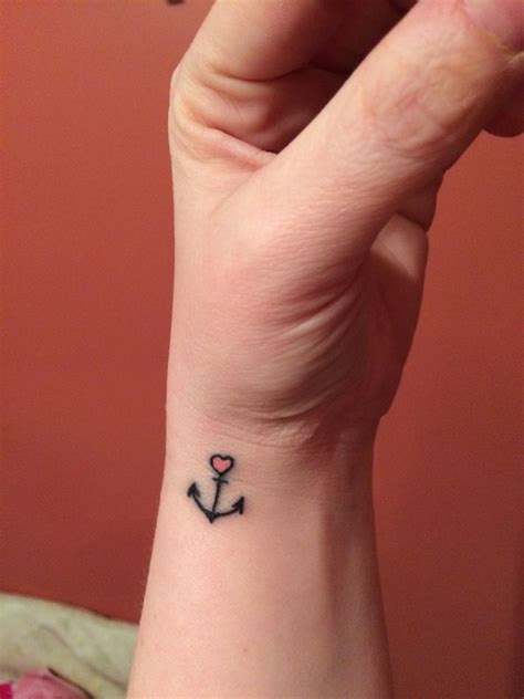 My New Anchor Heart Wrist Tattoo Heart Tattoo Wrist Star Tattoo On