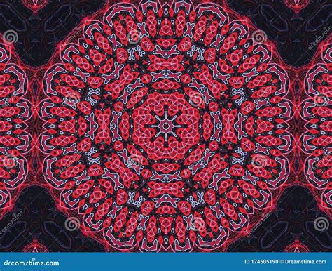 Abstract Mandala Seamless Texture For Design And Background Stock