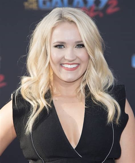 Wavy Haired Emily Osment Reveals Cleavage And Hot Feet In High Heels