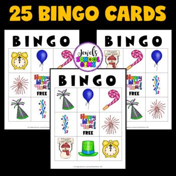 Comes with 10 unique bingo cards and 1 call out sheet. New Year's 2020 Activities (New Year's Bingo Game Cards) by Jewel's School Gems