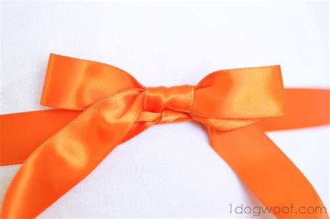 How To Tie A Beautiful Ribbon Bow One Dog Woof Ribbon Bows How To