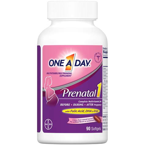 One A Day Womens Prenatal 1 Multivitamin Supplement For Before