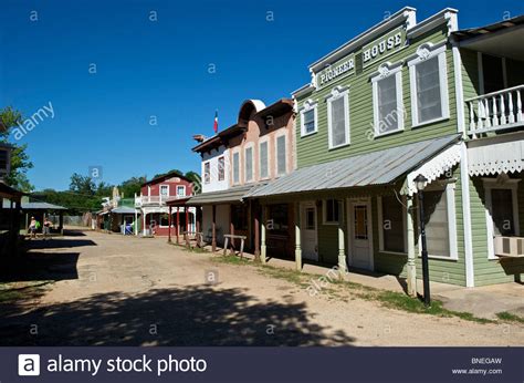 Old Historic Western Wild West Town Pioneer City Texas U
