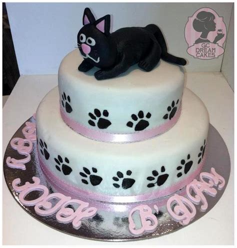 Fomanda Gasa Cat Birthday Cake
