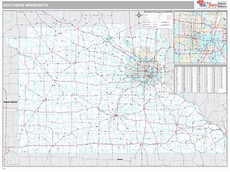 Minnesota Wall Map By Geonova Mapsales