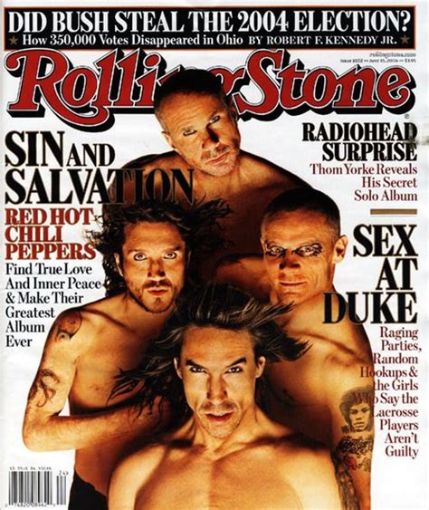 Red Hot Chili Peppers On A Rolling Stone Cover Red Hot Chili Peppers