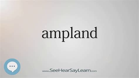 Ampland Every English Word Pronounced 📕🔊🗣️😎 Youtube