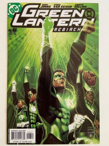 Green Lantern Rebirth 6 Comic Book Dc Comics 2005 Jordan Rayner