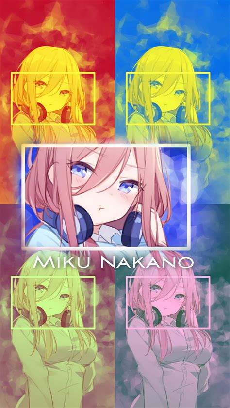 1080p Descarga Gratis 5 Toubun No Hanayome Nakano Miku Chicas Anime