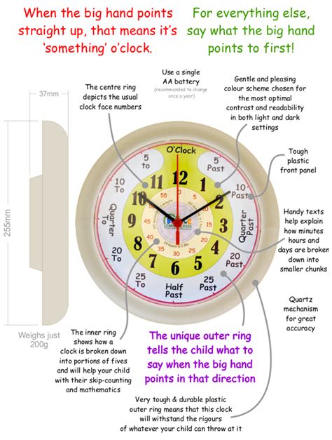 Clock Explained Bounce Learning Kids