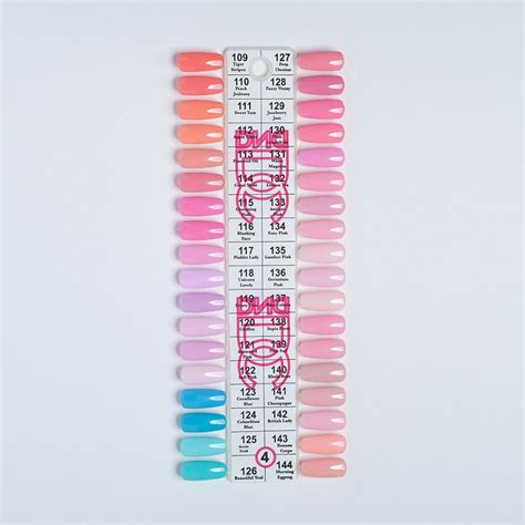 DND DC Swatch Collection 4 36 Colors 109 To 144 In 2022 Gel