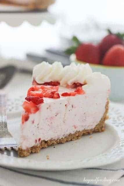 No Bake Strawberry Marshmallow Cheesecake Recipe Beyond Frosting