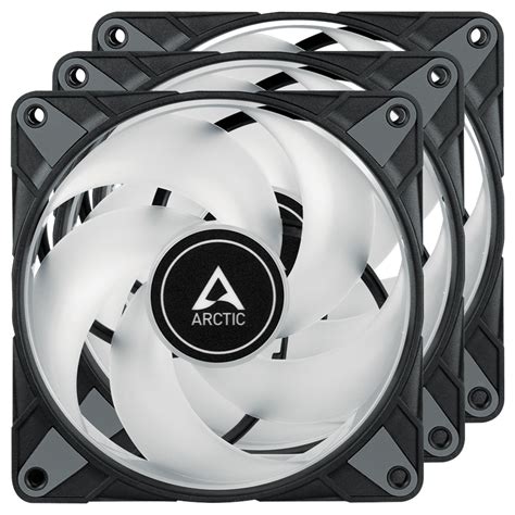 Buy Arctic P12 120mm Pressure Optimised Argb Fan 3 Pack Acfan00232a