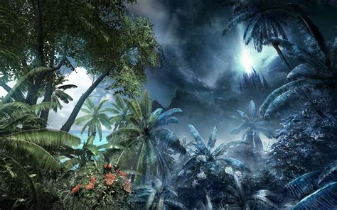Wallpaper Video Game Rimba Crysis Hutan Hujan Screenshot Habitat