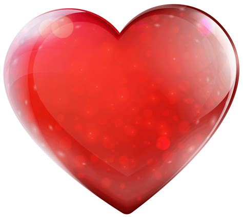 Glassy Heart Png Clipart