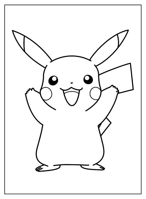 Desenhos Do Pikachu Para Colorir Bora Colorir