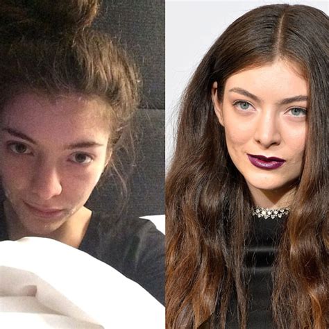 Lorde From Stars Without Makeup E News