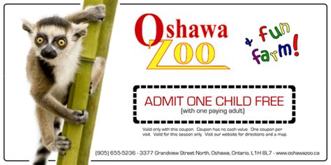 Promo Coupons Oshawa Zoo