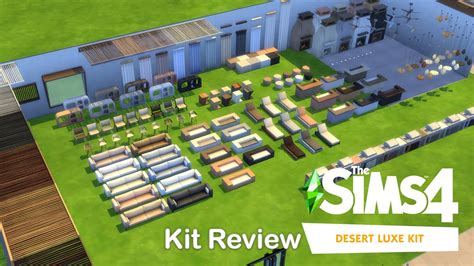 The Sims 4 Desert Luxe Kit Review เมื่อ Ea แจกฟรี พี่จะมารีวิว 🐰😊