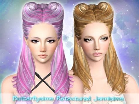 Butterfly`s 078082 Retextured By Jenni Sims Sims 3 Hairs