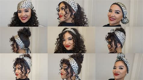 7 Quick And Easy Silk Scarf Hairstyles Youtube