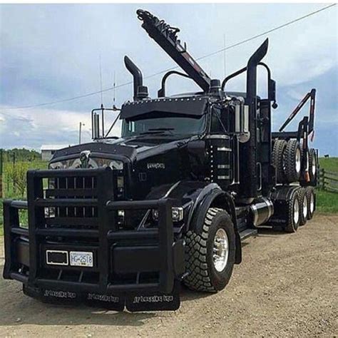 Kenworth Custom T800 Log Hauler Cool Vehicles Trucks Kenworth