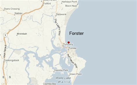 Map Of Forster Tuncurry