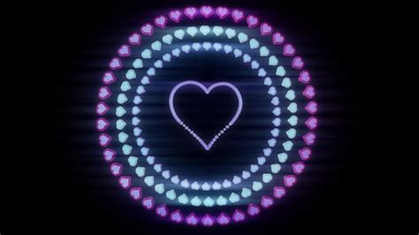 Free Loops Valentine Heart Love Tunnel Neon Youtube