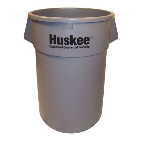 Continental 5500gy Huskee Gray 55 Gal Receptacle Wasserstrom